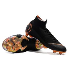 Nike Mercurial Superfly 360 Elite FG Dames - Zwart Oranje_4.jpg